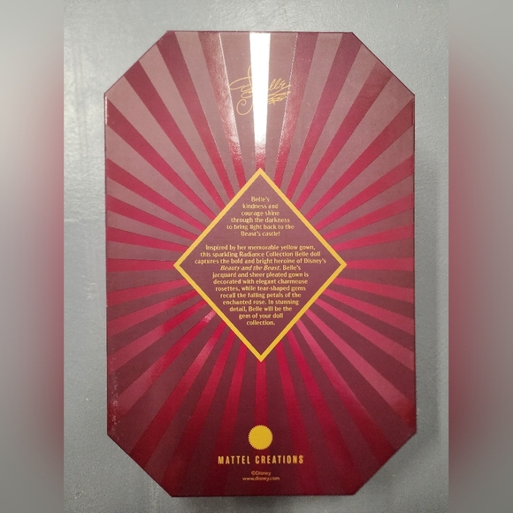 Mattel Princess Belle "Beauty and the Beast Doll" in Yellow Gown, NRFB NIB - Picture 4 of 8